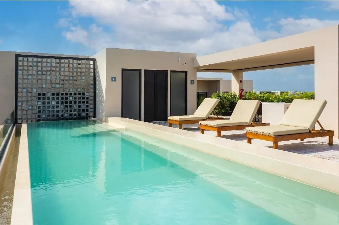 Increible Departamento De Una Recamara Con Alberca Infinita Y Roofop Apartment Playa del Carmen