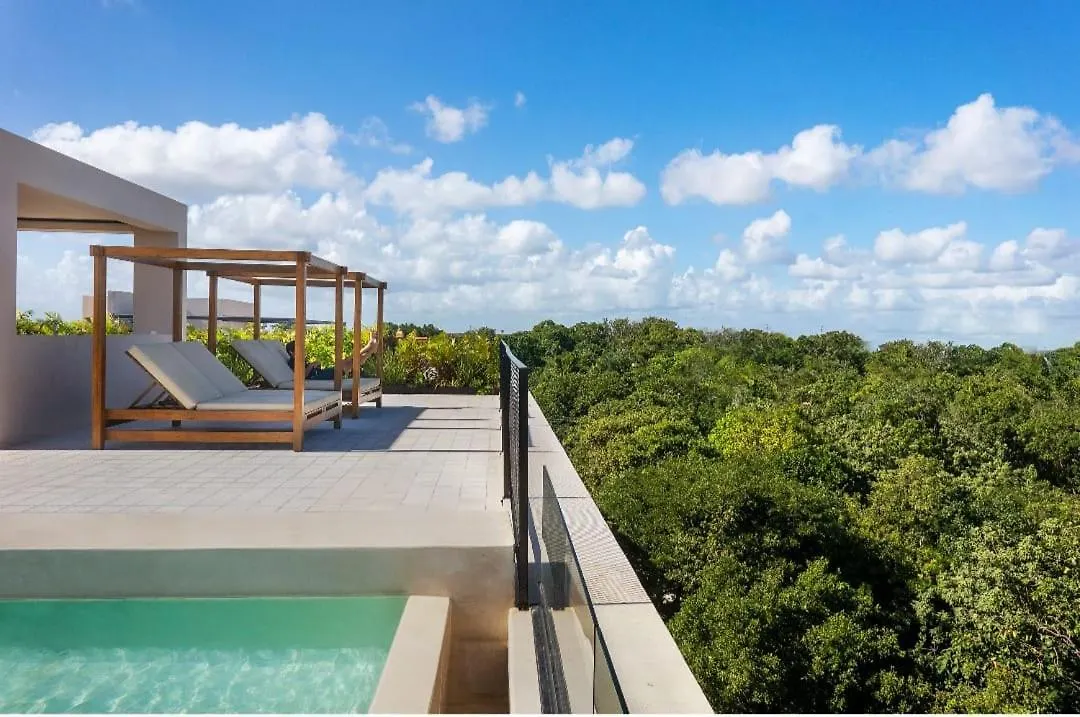 Increible Departamento De Una Recamara Con Alberca Infinita Y Roofop Apartment Playa del Carmen
