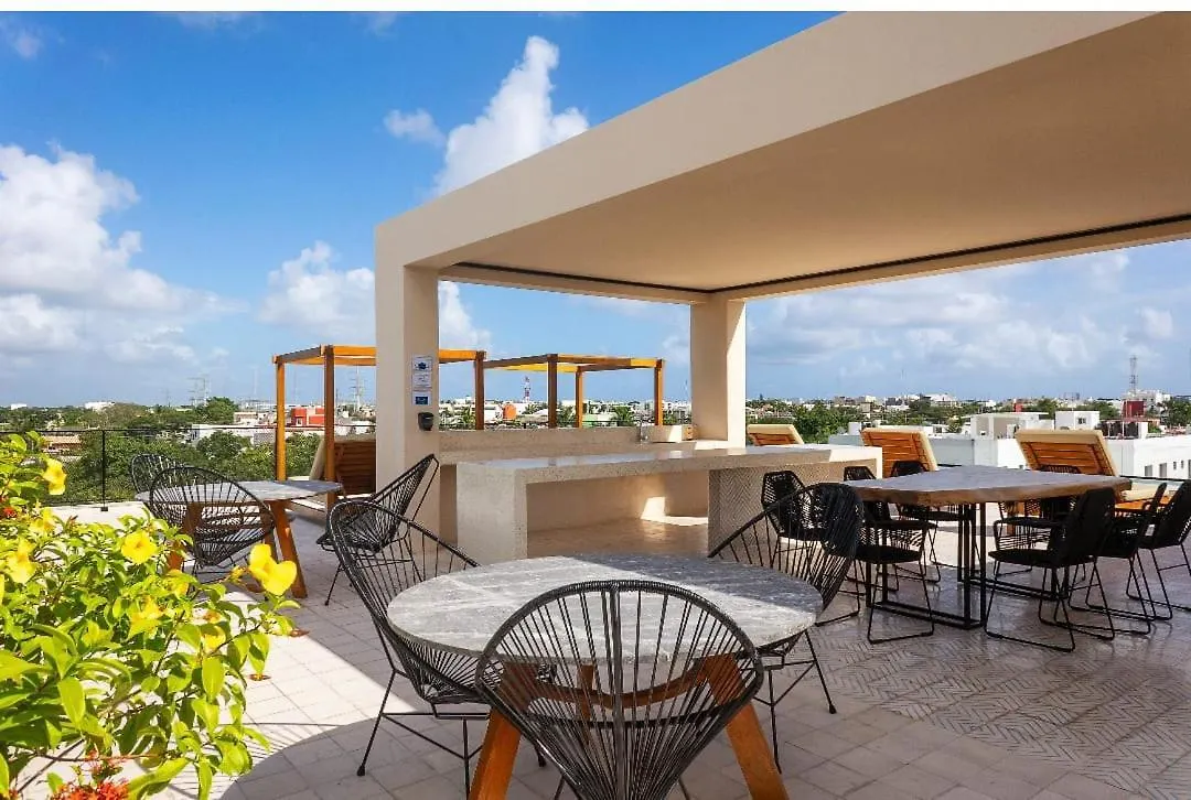 Increible Departamento De Una Recamara Con Alberca Infinita Y Roofop Apartment Playa del Carmen
